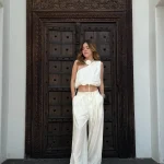 Set - Pantalon y blusa un hombro
