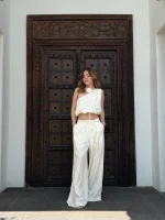 Set - Pantalon y blusa un hombro
