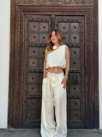 Set - Pantalon y blusa un hombro