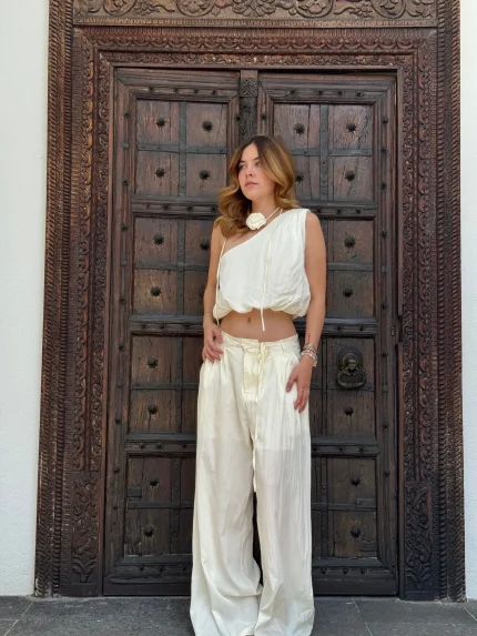Set - Pantalon y blusa un hombro