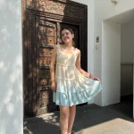Vestido Corto - Vestido Tirantes degradado