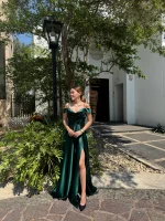 vestido maxi - Hombros tirantes